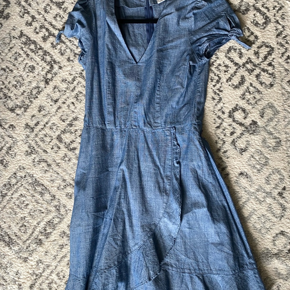J crew chambray dress